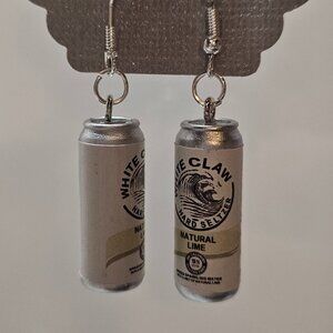 White Claw Natural Lime dangle earrings